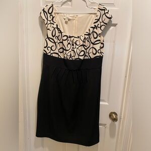 Dress Barn Elegant Black and White Dress